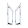 For Volkswagen VW T-ROC Troc 2018 -  Front Fog Light Cover 2Pcs Fog Lamp Frame Grille Decorative Sticker Styling Accessories