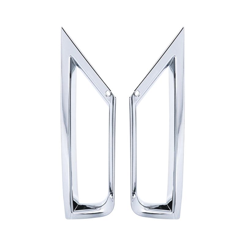 For Volkswagen VW T-ROC Troc 2018 -  Front Fog Light Cover 2Pcs Fog Lamp Frame Grille Decorative Sticker Styling Accessories