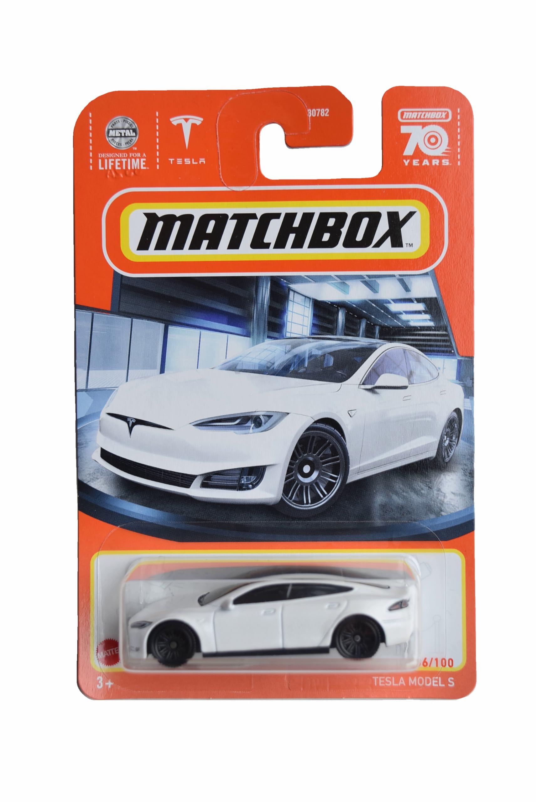 

Matchbox Tesla Model S White 86/100