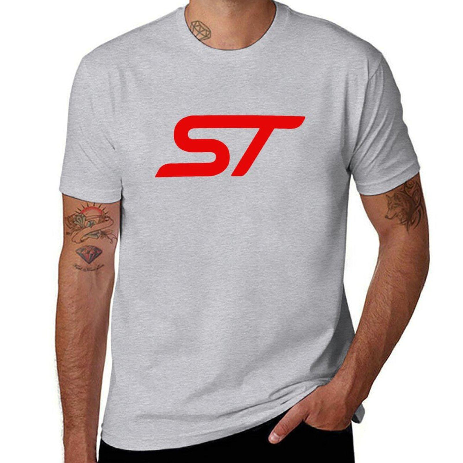 

Focus ST logo T-Shirt kawaii clothes tops summer clothes T-shirts for men cotton M