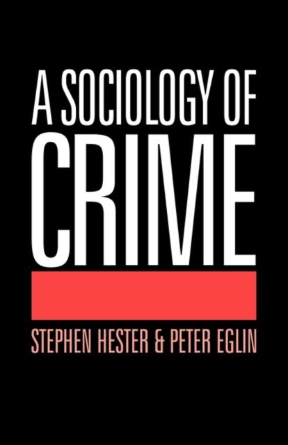 Kniha A Sociology of Crime