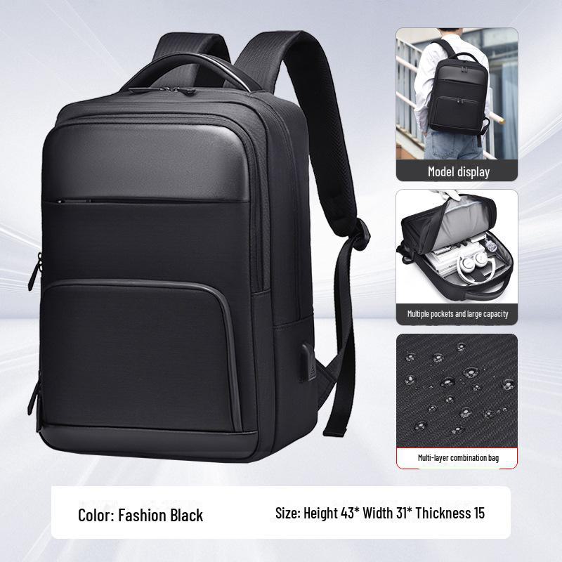 

Водонепроницаемый рюкзак для деловых мужчин высшего класса — большой вместимости, модный и удобный для поездок на работу