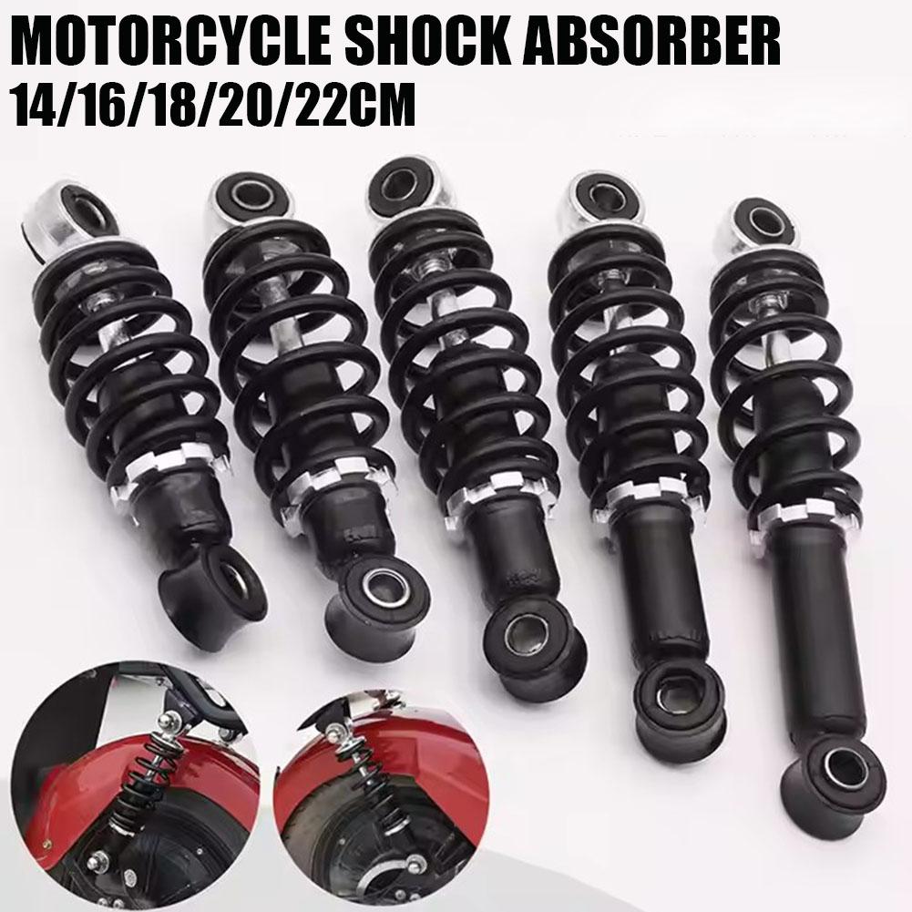 NEW 14/16/18/20/22cm Spring Shock Absorber E-Bike Motorcycle Rear Suspension Shock Bumper Absorber Motorcycle Scooter Strai Y6S1