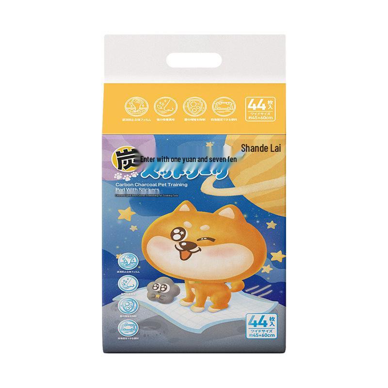 Einweg-Hundepads - Saugfähig, mit Aktivkohle angereicherte Urinsperre für Haustiertoiletten
