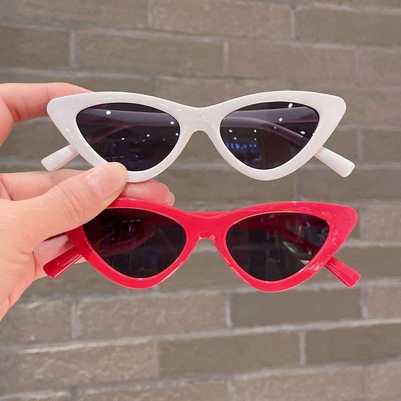 New Children Small Frame Cat Eye Sunglasses Cool Children's Summer Casual Eyeglasses Small Triangle Eyeglass UV400 Gafas De Sol