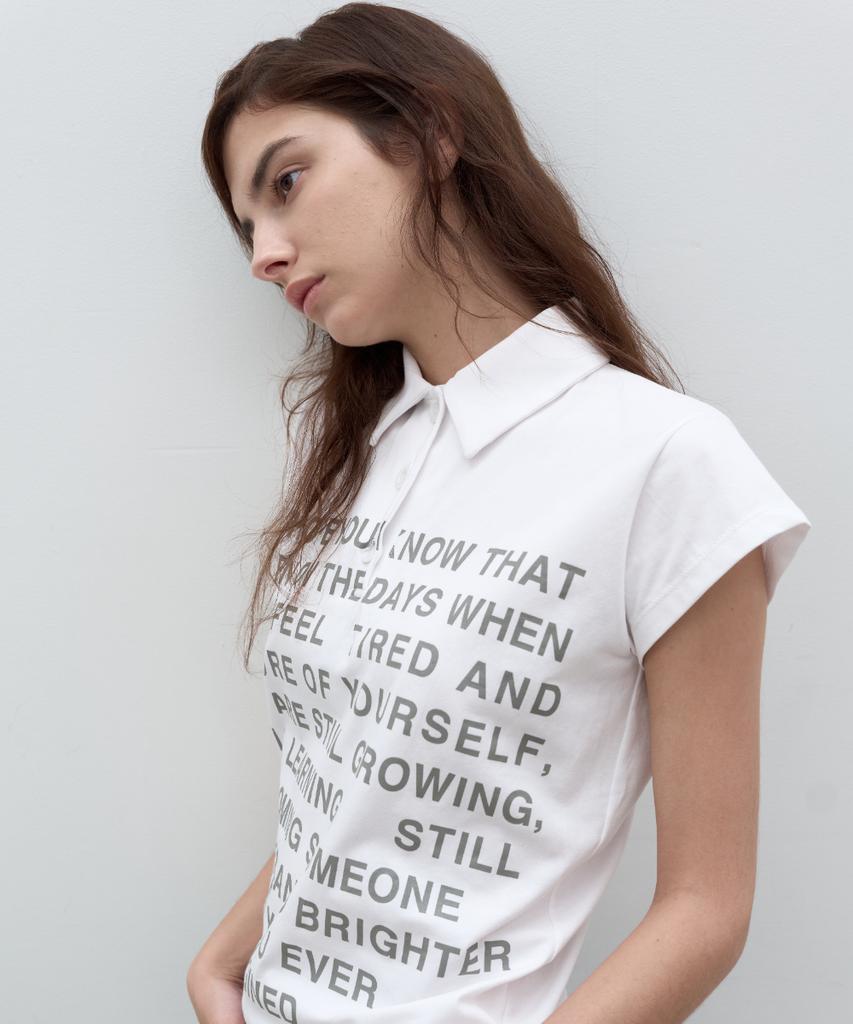 Seolan Hope You Logo Collar T-Shirt_3Colors
