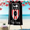 Asciugamano da Spiaggia Personalizzato Sunderland A.F.C. con Stampa, Asciugamano Grande Morbido ad Asciugatura Rapida per Spiaggia Campeggio Nuoto -HE134