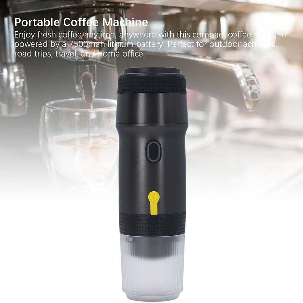 3-in-1 Extraction Travel Coffee Maker Full Automatic Portable Espresso Machine  Hiking