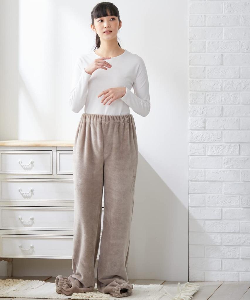 Nissen Pajama/Loungewear Bottoms, Fall/Winter, Made by a Blanket Shop, Leg-Closing Bottoms (Put-On Blanket), Gray, Size 10L