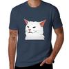 Cat Meme Funny Yelling At Cats Eating Salad TShirt Casual Trendy Streetwear Tee Shirt