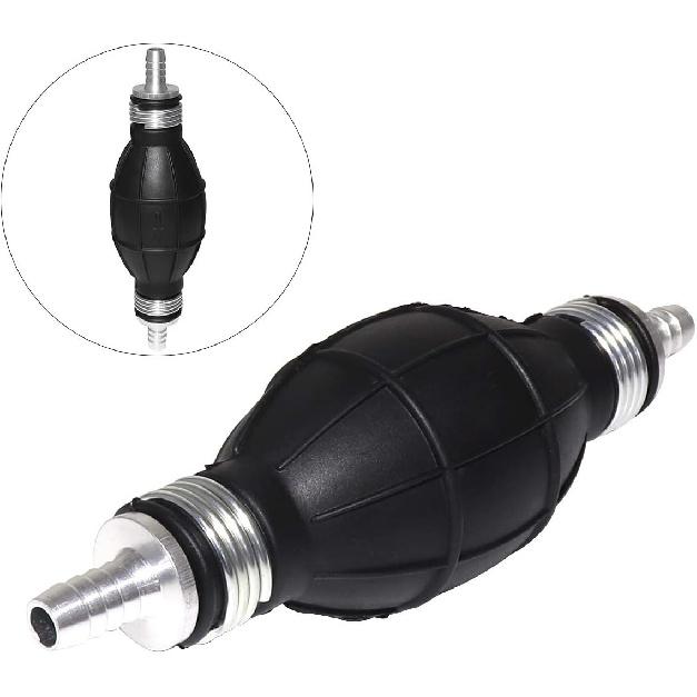 8Mm 5/16 Black Primer Bulb Rubber Fuel Pump Transfer Vacuum Fuel Hand Primer Gasoline Petrol Diesel Pump For Marine Boat Accessories