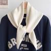 New Wool Knitted Knitted Scarf Multi-functional Warm Triangular Scarf Women Headscarf Winter