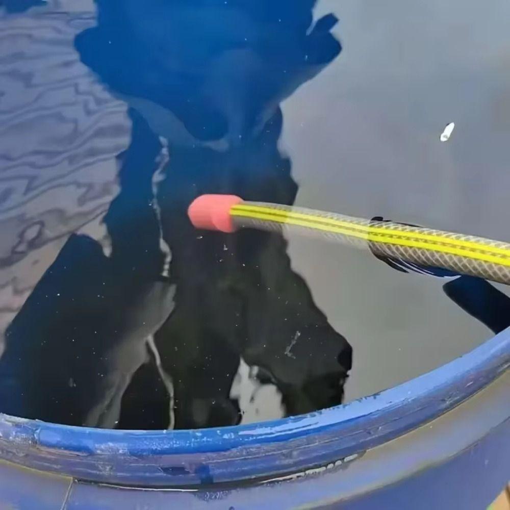 Self-Priming Siphon Pump Manual Shake Automatic Siphon Filler Pipe Connector Garden Hose Drainage Tool