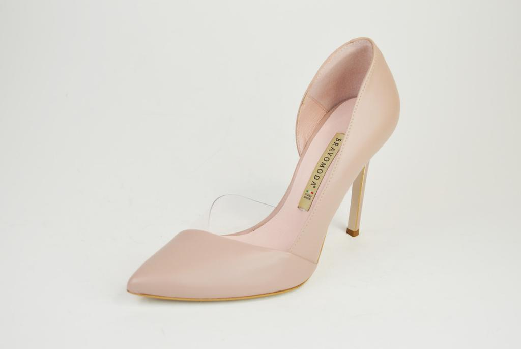 Lodičky Bravo Moda 1796 38 Pudr kůže-silikon