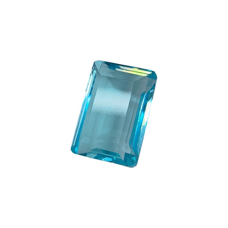K9 Ice Olive Green & Sea Blue Gem Nail Decorations - Pointed Tip Diamonds