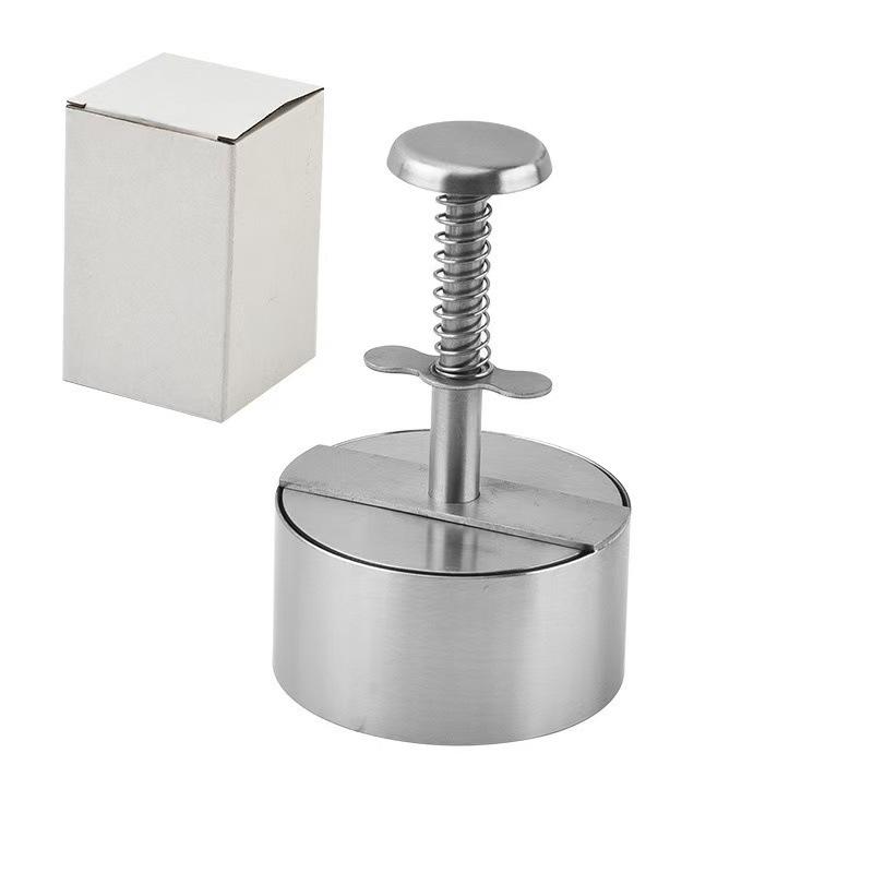 304 Stainless Steel Hamburger Meat Patties Press, Manual Meat Press, Rice Ball Mold, Kitchen Small Tool, Household Use