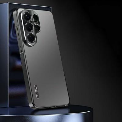 For Samsung Galaxy S26 S25 S24 Plus S23 S22 S21 Ultra Case Metal Magnetic Full Camera Lens Protective Shell Aluminium Alloy Ultra-thin Cover