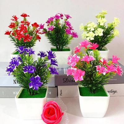 1Pc Artificial Cherry Blossom Simulation Flower Wedding Home Floral Bonsai Decor Christmas Ornament