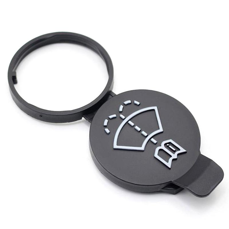 2Pcs Car Washer Water Tank Bottle Cap Windshield Wiper Fluid Reservoir Cover