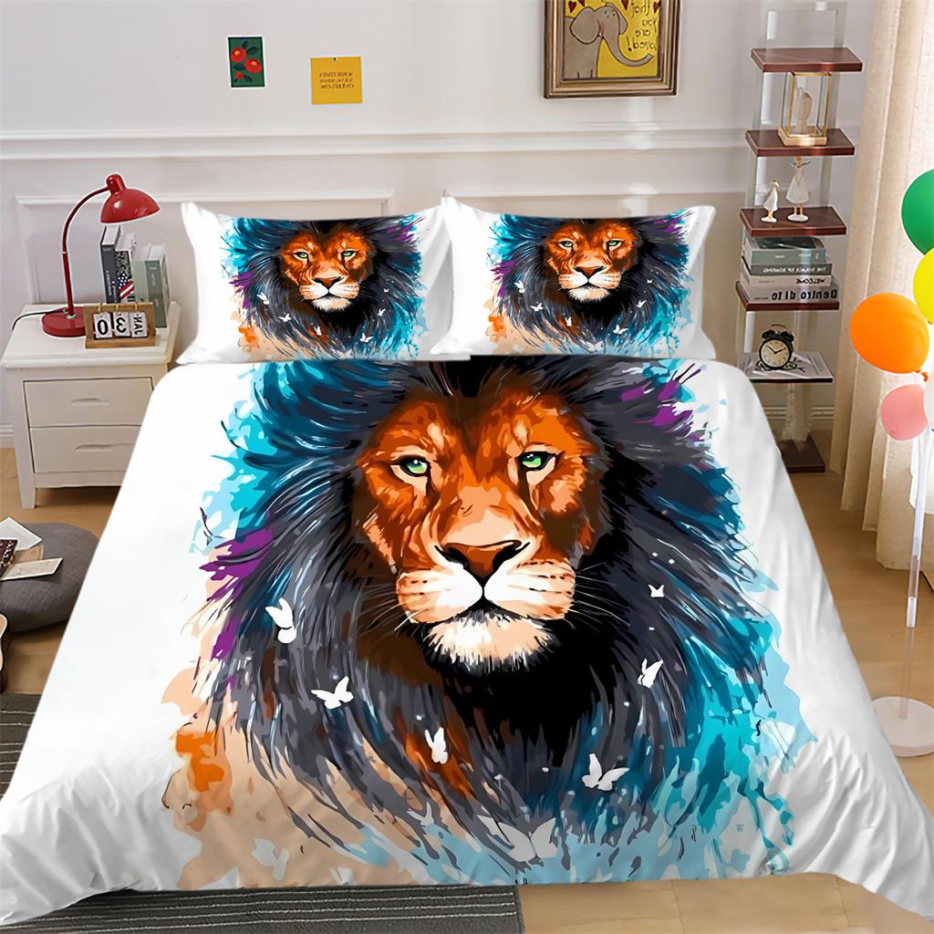 Quilt Cover Set Eye Butterfly Home Bedclothes Quilt Comforter Cover Set Pillowcase