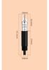 Fountain Pen Nib Set: EF, F, Small Oblique, Stainless Steel, Iridium Gold Replacement Nibs