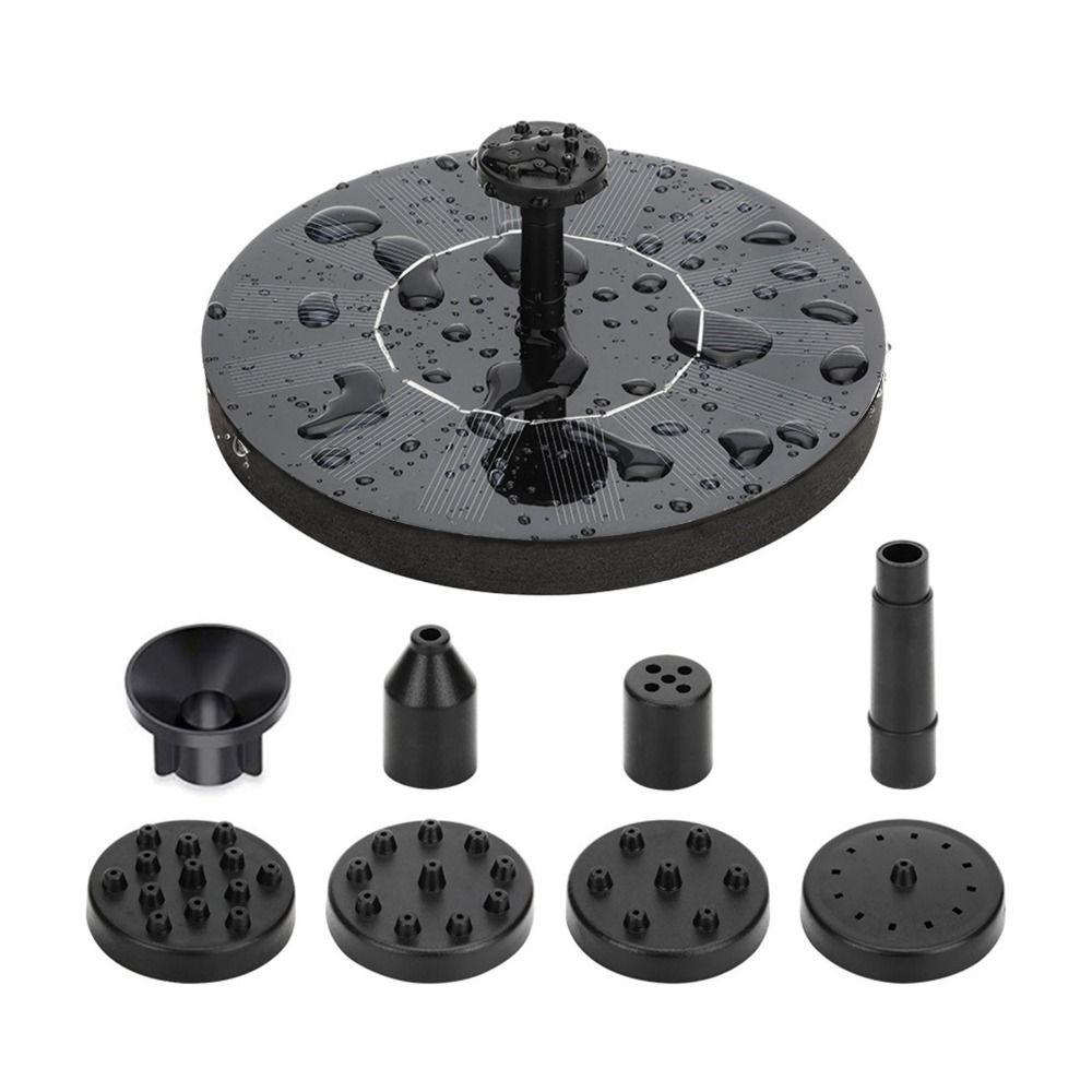 Energy-saving Fountain Water Pumps LED Colorful Light Solar Fountain Light  Indoor/Outdoor Use