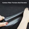 HAT1 Carbon Fiber Car Door Sill Threshold Protector Auto Stickers Decals For Volkswagen VW ABT Logo Jetta CC Beetle Accessories