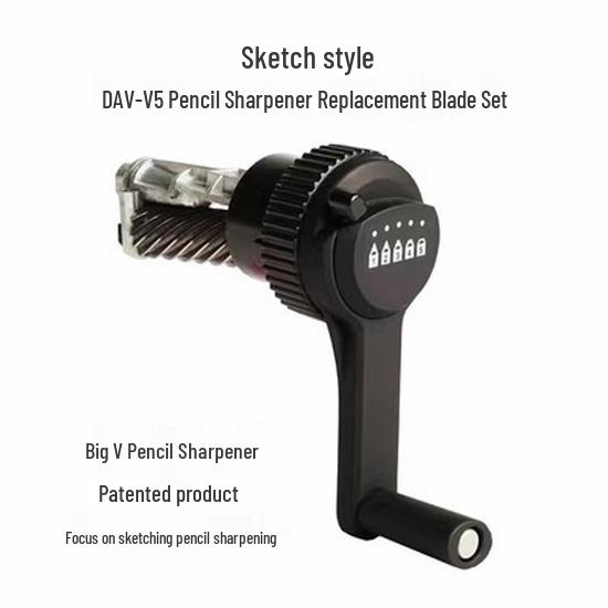 

Big V Genuine V5 Drawing Pencil Sharpener - Long Lead Art Exam Tool
