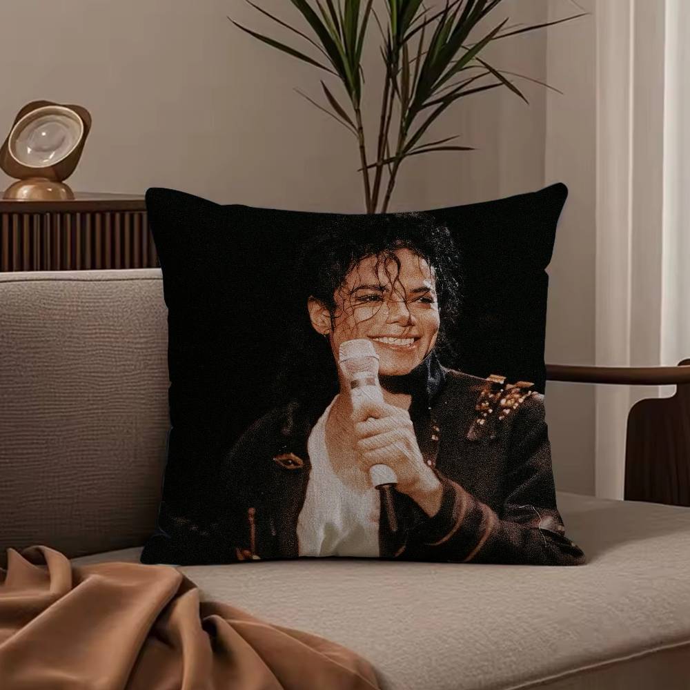 Наволочка Singer M-Michael Jackson с защитой от пылевых клещей, невидимой молнией, шелковистая, коротковорсовая, для диванной подушки. 30cmx30cm