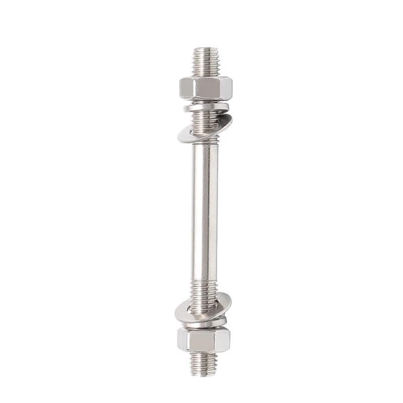 304 Stainless Steel Double-Ended Bolt & Nut Set