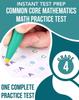 The INSTANT TEST PREP Common Core Mathematics Math Practice Test Grade 4 Book