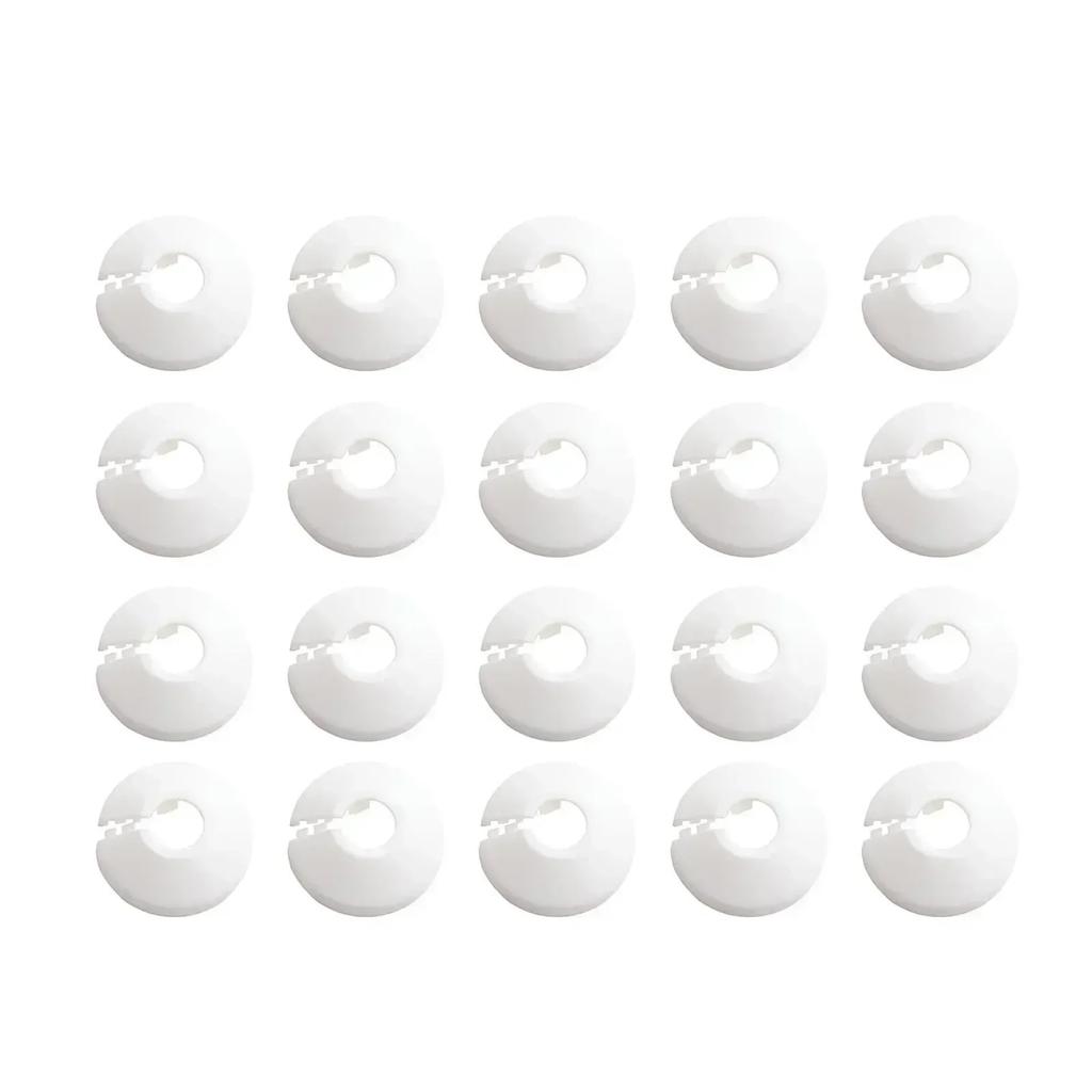 Rozety Kryty Potrubí Radiátoru Koupelnové Odpadní Trubky Snadná Instalace Lehký Plastový Materiál Koupelnové