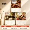 Desk Calendar Cats Chillin' with Book 2027 Calendar, 12 Month Monthly Planner, Thick Appointment Paper Daily Planning Wall for Home Office And School