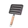 ZISIZ Cast Iron Sausage Grilling Pan