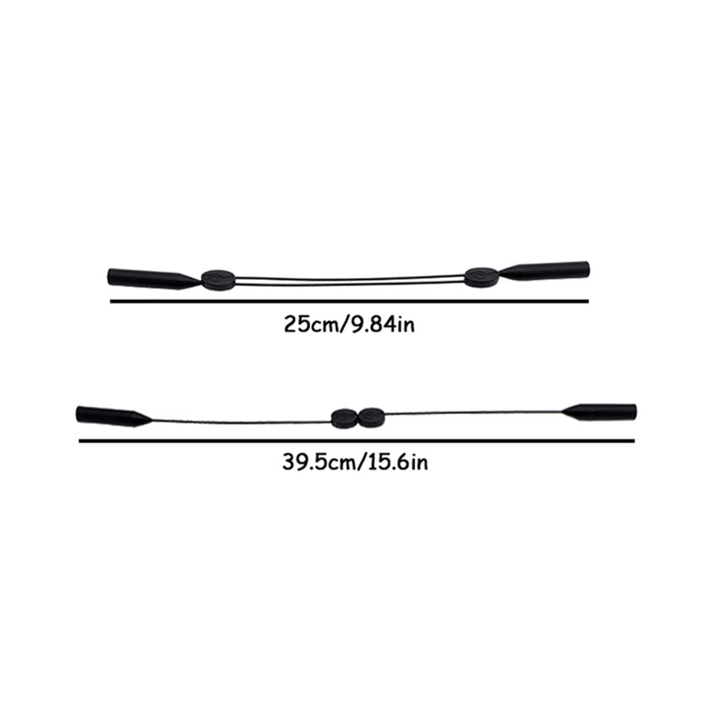 1 Stück Verstellbarer Rutschfester Brillenhalter Universalpassform Brillenband Sportsonnenbrille Unisex Halter Riemen Lanyard