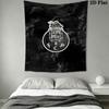 Porto logo Wall Hanging Printed Fabric Blanket Decorative Tapestries for Bedroom Living Room Home Decor