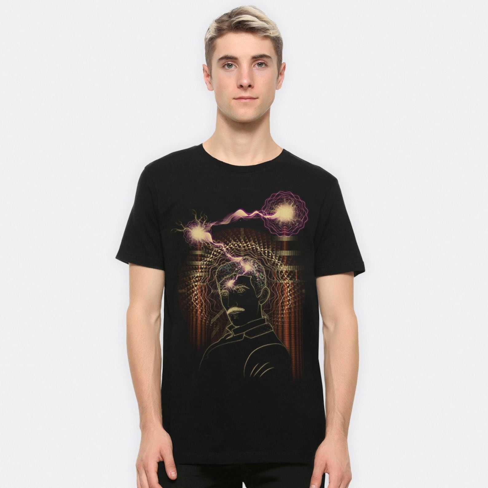 Nikola Tesla Electricity T-Shirt, Men s Women s All Sizes (TSL-221223) M