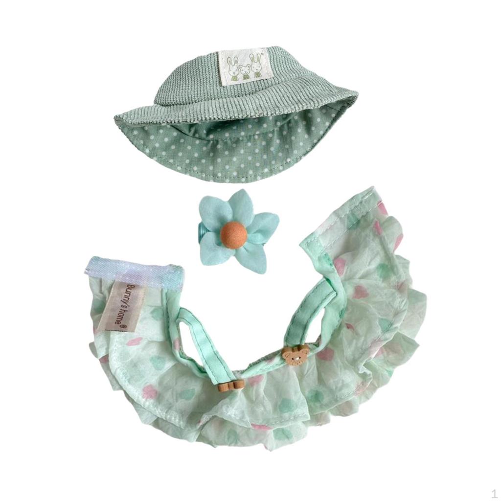 15 Cm Plush Duck Clothes Photo Props Soft Cute Stylish Pretend Play Dress Up