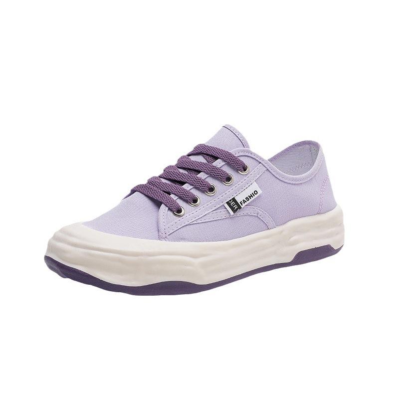 Women's Shoes New Fashionable Korean Version of Breathable Canvas Shoes for Female Students Casual Mesh Trendy Street Clapper Shoes