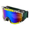 Large Frame Ski Goggle with Colorful Lens Anti-Collision Anti-Glare Motorcycle Goggle Outdoor Sport Snow Snowboard Skiing Goggle