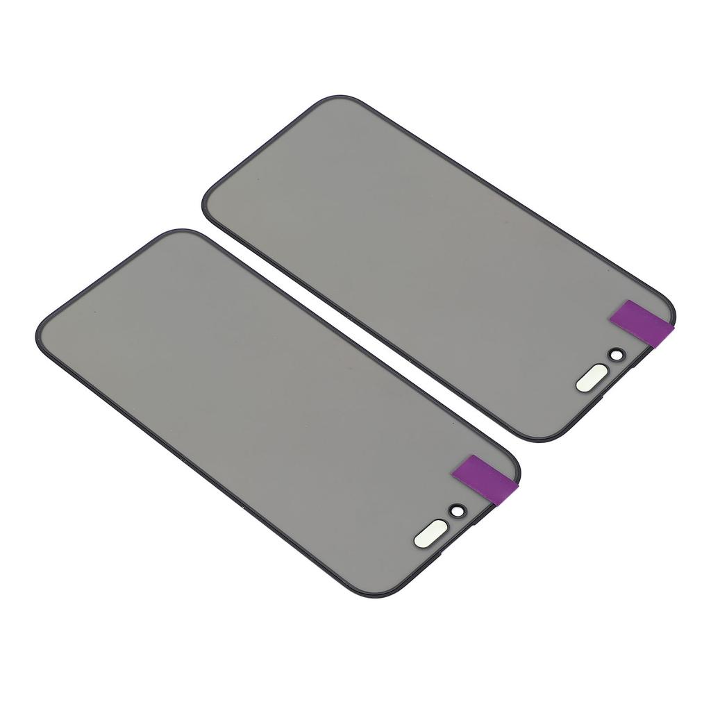 2 STÜCK Handy-Bildschirmglas Vorne Äußeres Linsenglas Bildschirmaustausch mit Reparaturset für IOS 15 Pro