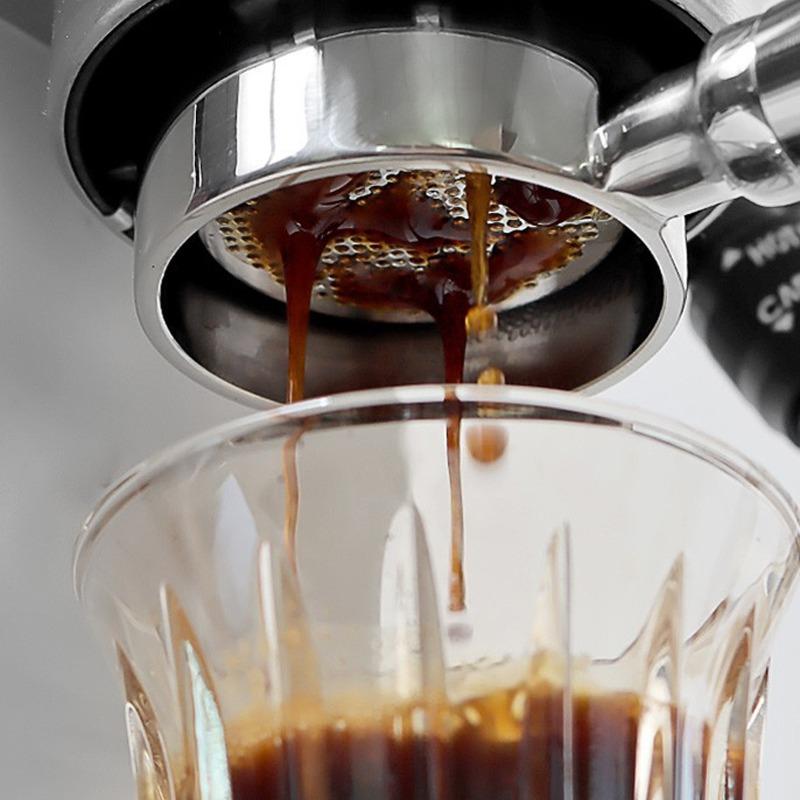 51/53/58mm Doppellagig 304 Edelstahl Kaffeefilter Feines Netz Wiederverwendbarer Kaffee-Siebträger Sieb Professionelles Espresso-Zubehör