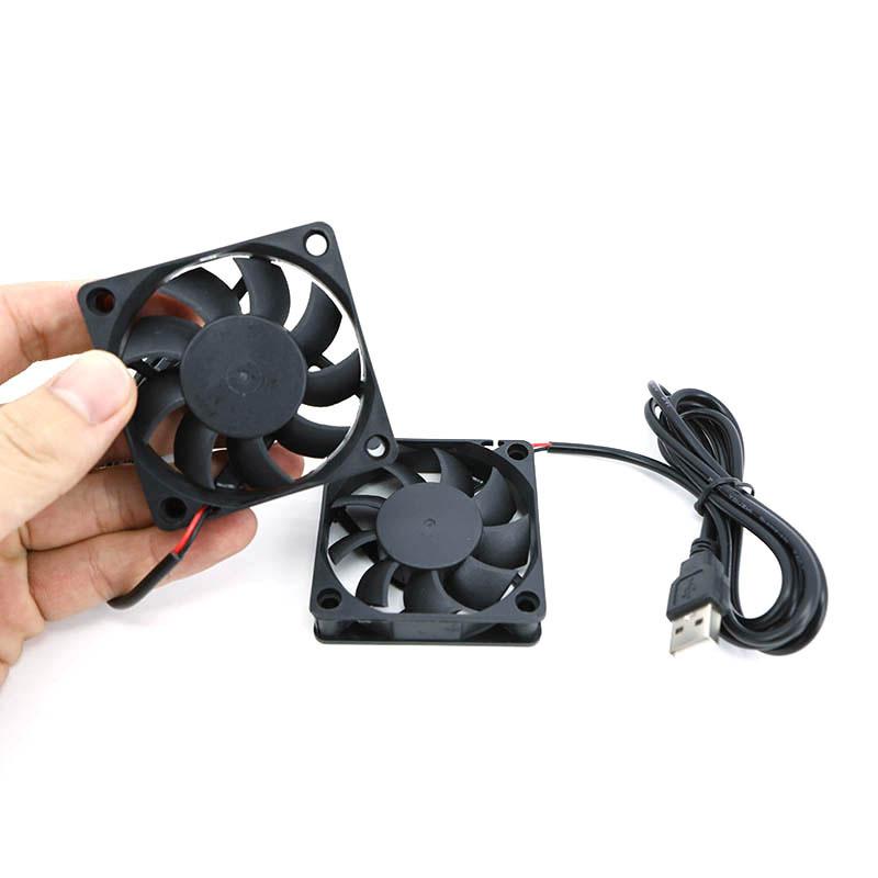 DC 5v USB 2510 8010 6010 6015 6025 6CM 8CM 60x60x25mm 80x80x10mm Power Cooling Case Fan For Receiver DVR Xbox Router