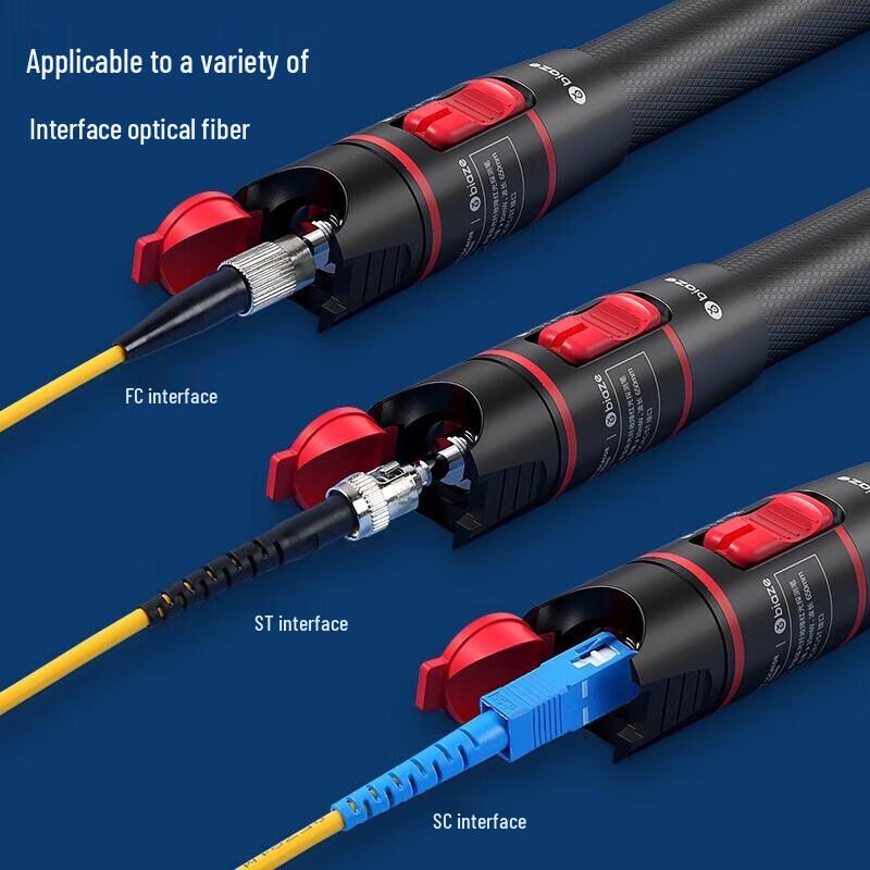 BIAOZI 20mW 20KM Red Light Fiber Optic Tester Pen