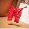 Sexy Big Crotch Thong Ladies Transparent Lace Sexy Underwear Panties Open Crotch Panties