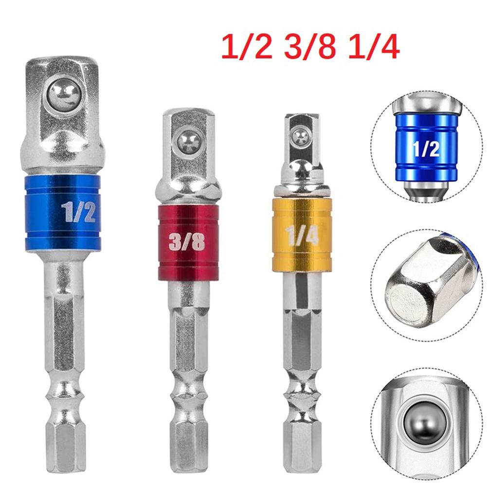 Adaptor priză Scule electrice 1/4\" Tijă hexagonală 1buc 3/8