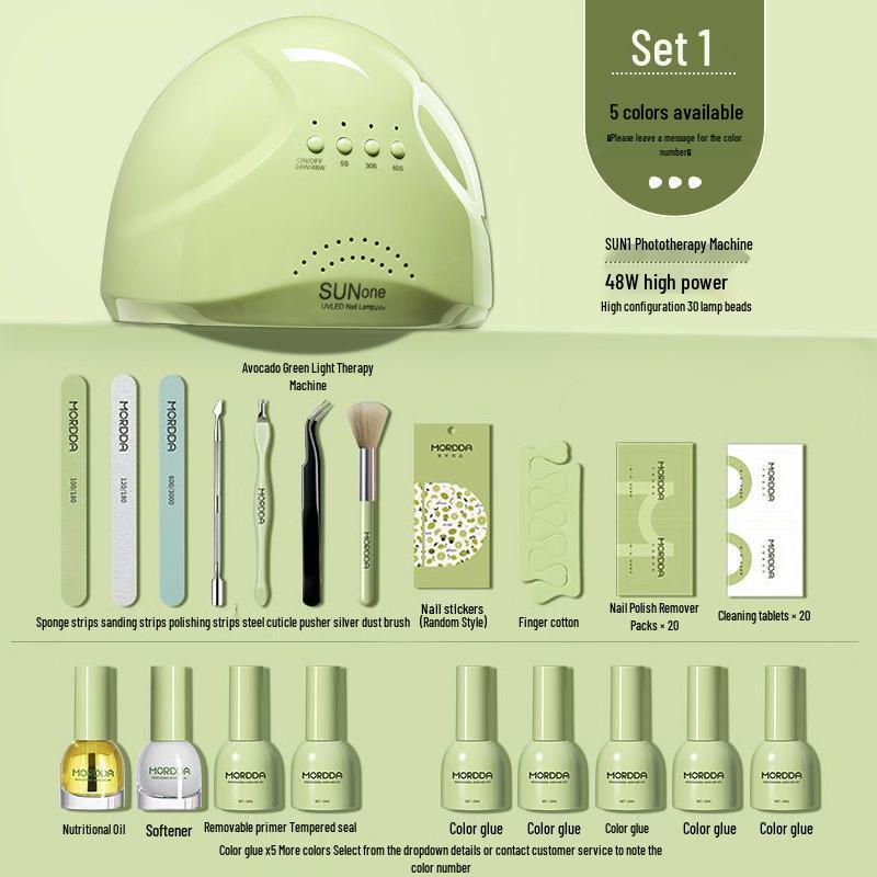 Nail Art Starter Kit: Gel Polish, Baking Lamp & Tools - High Quality, Best Seller