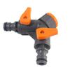 1Pcs Pipe Fittings Tee Connector Water Splitter Quick Coupling Faucet Hose Tap 1/2" 3/4" Female Thread Garden