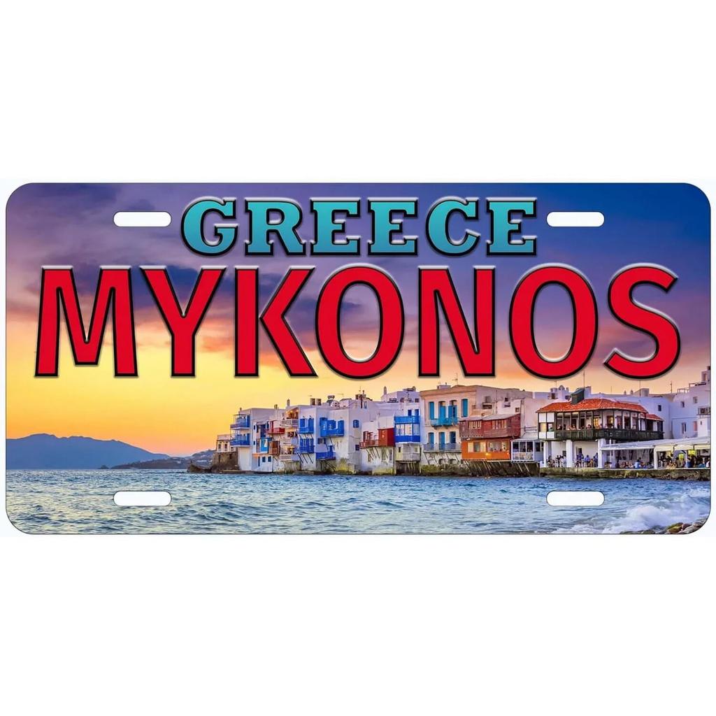 City License Plate New York Zurich Athens Toronto Vintage Rusty Metal Tin Sign Metal Car Tag 6X12 Inches For Garage Cafe Bar Pub