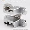 1PC Stainless Steel Hidden Hinges 180° Invisible Folding Window Door Hinge With Screws Furniture Hardware Accessories